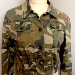 INC camouflaged jacket